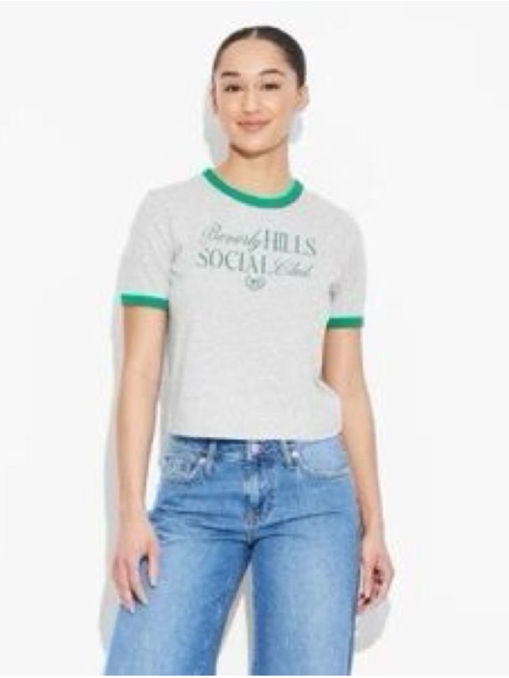 Mighty Fine gray graphic tee size XXL NWT “Beverly Hills Social Club”